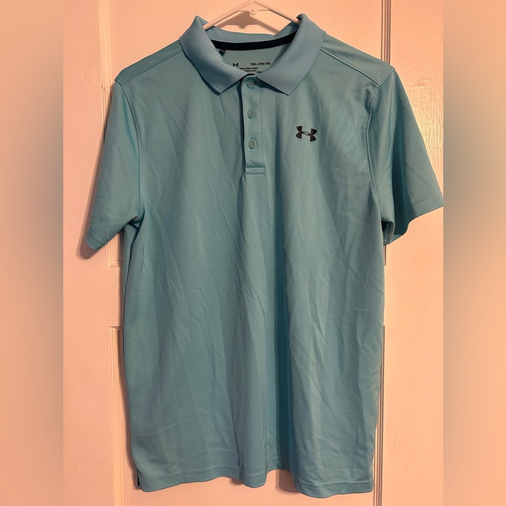 Under Armor Youth XL Polo Heatgear Shirt